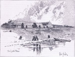 Het Crystal Palace in Hyde Park Londen, 1851 AD door Herbert Railton