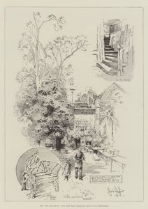 The Fox and Crown Inn, West Hill, Highgate, op het punt om gesloopt te worden