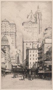 Cortland Street, New York door Herman Armour Webster