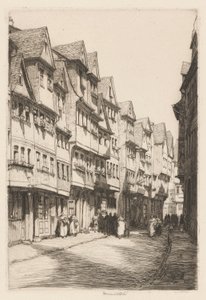 Klostergasse, Frankfurt door Herman Armour Webster