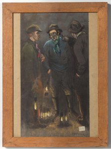 De mijnlampenist door Herman Heijenbrock
