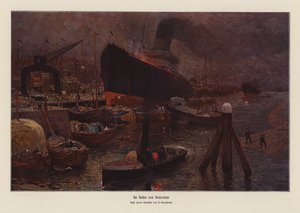 In de haven van Rotterdam door Herman Heijenbrock