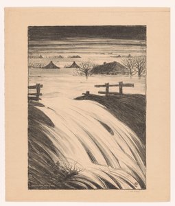 Overstrooming Maas en Waal jan. 1926