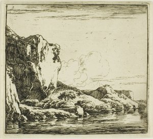 Rotsachtig landschap door Herman Naijwincx