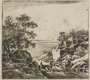 De Cascade, uit de serie Set landschappen