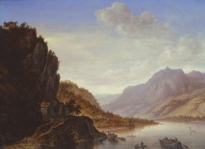 Bergachtig Rivierlandschap