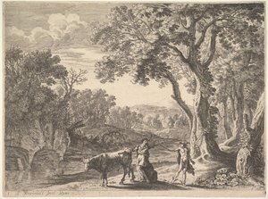 Mercurius die Battus in steen verandert