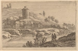 Ronde toren bij de Tiber