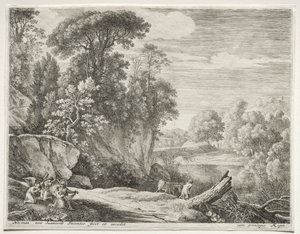 De Ezel naar de Rivier Geleid