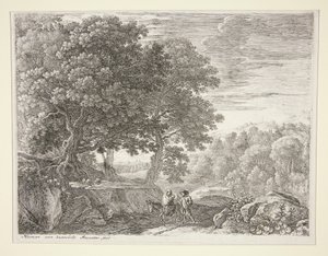De kleine engelen op de heuvel, uit de set De vlucht naar Egypte