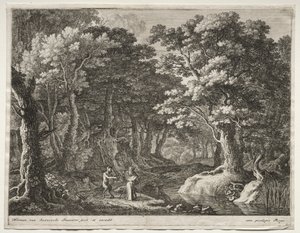 De boetelingen: De bekoring van St. Antonius door Herman van Swanevelt