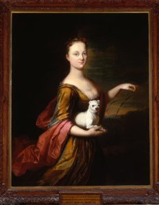 Portret Diana Warburton, Lady Grosvenor door Herman van der Mijn