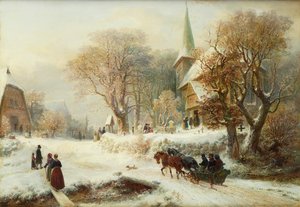 Naar de kerk gaan