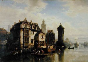 Gezicht op Rotterdam