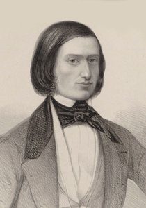 Portret van Jacques Offenbach 1819-1880, 1846 door Hermann Raunheim