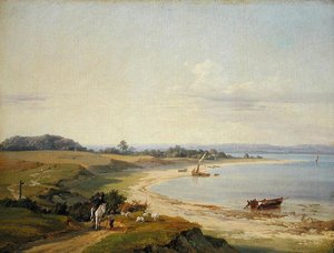 Kustlandschap door Hermann Soltau