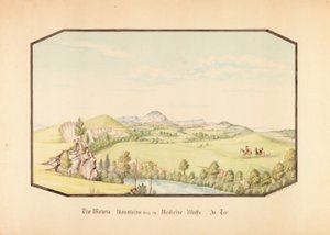 De Wichita Mountains vanaf Medicine Bluff, Indiaans Territorium