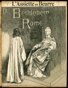 Omslag van "De Boterplaat", nummer 143, Satirique en N & B door Hermann Vogel