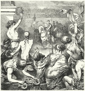 Titus Quinctius Flaminius verkondigt de vrijheid van de Griekse staten, 196 v.Chr.