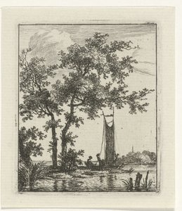 Heisen van het zeil door Hermanus Fock