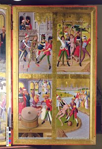 Scènes uit het Leven van St. Victor van het Binnenste Deel van de Rechter Buitenste Vleugel van het Voormalige Hoofdaltaar in de St. Nicolaaskerk, 1481