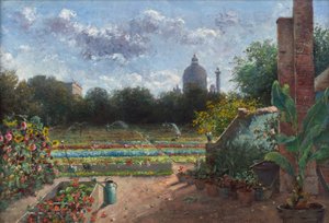 De botanische tuin in Wenen door Hermine Lang Laris