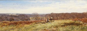 In het Nieuwe Woud, Hampshire door Heywood Hardy