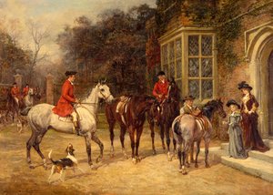 De Jacht door Heywood Hardy