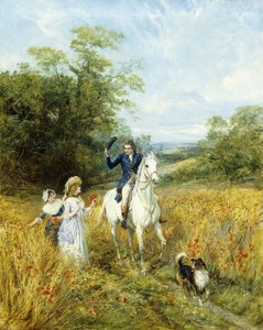 De ochtendrit door Heywood Hardy