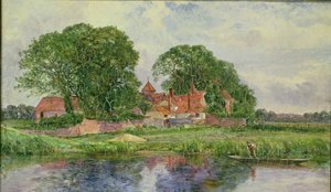 Het oude landhuis door Heywood Hardy