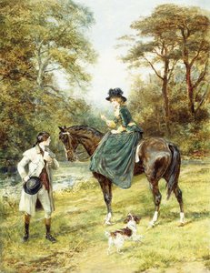 De ontmoeting door Heywood Hardy