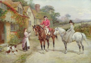 De eerste breuk in de familie door Heywood Hardy