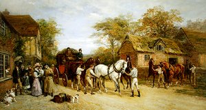 Wachten bij de herberg