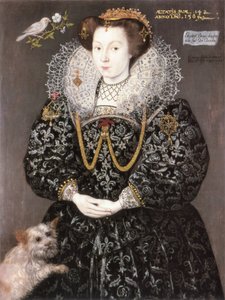 Elizabeth Brydges 1589 door Hieronimo Custodis