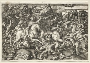 Gevecht tussen ruiters, 1523