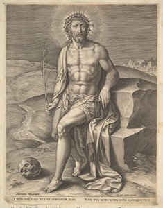 Christus Zittend op de Koude Steen