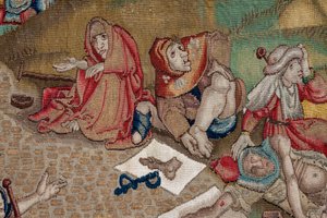 Wandtapijt geïnspireerd door het werk van Jheronimus Bosch, ca. 1560