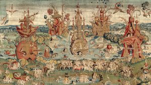 De Tuin Der Lusten (ca. 1560) door Hieronymus (after) Bosch