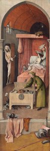 De dood en de vrek door Hieronymus Bosch