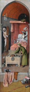 De dood en de vrek door Hieronymus Bosch