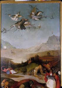 De verzoeking van de heilige Antonius (triptychon, detail)