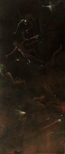 Vier Visioenen van het Hiernamaals, ca. 1490-1510 door Hieronymus Bosch