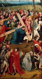 De Christus die zijn kruis draagt, De weg naar Calvarie door Hieronymus Bosch