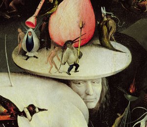 De tuin der lusten, ca.1500 (detail) door Hieronymus Bosch