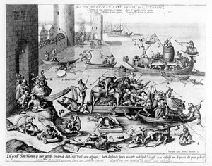 Het gelukkige en zorgeloze leven van de kreupele door Hieronymus Bosch