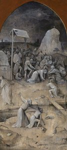 De Verleiding van Sint Antonius. Drieluik, achterzijde: De Gevangenneming van Christus, 1500-1501