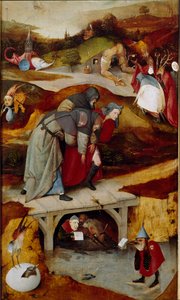 Drieluik van verleidingen (detail) 1505-1506