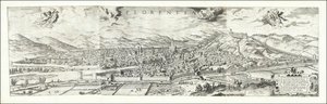 1557 gezicht op Florence door Hieronymus Cock, gepubliceerd in 1601 door Paul van der Houve door Hieronymus Cock