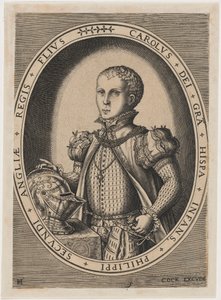 Don Carlos, prins van Asturië door Hieronymus Cock