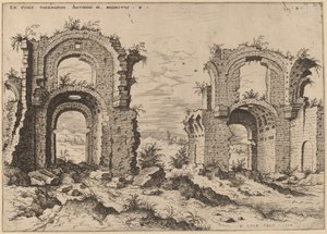 Tweede Uitzicht op de Baden van Diocletianus